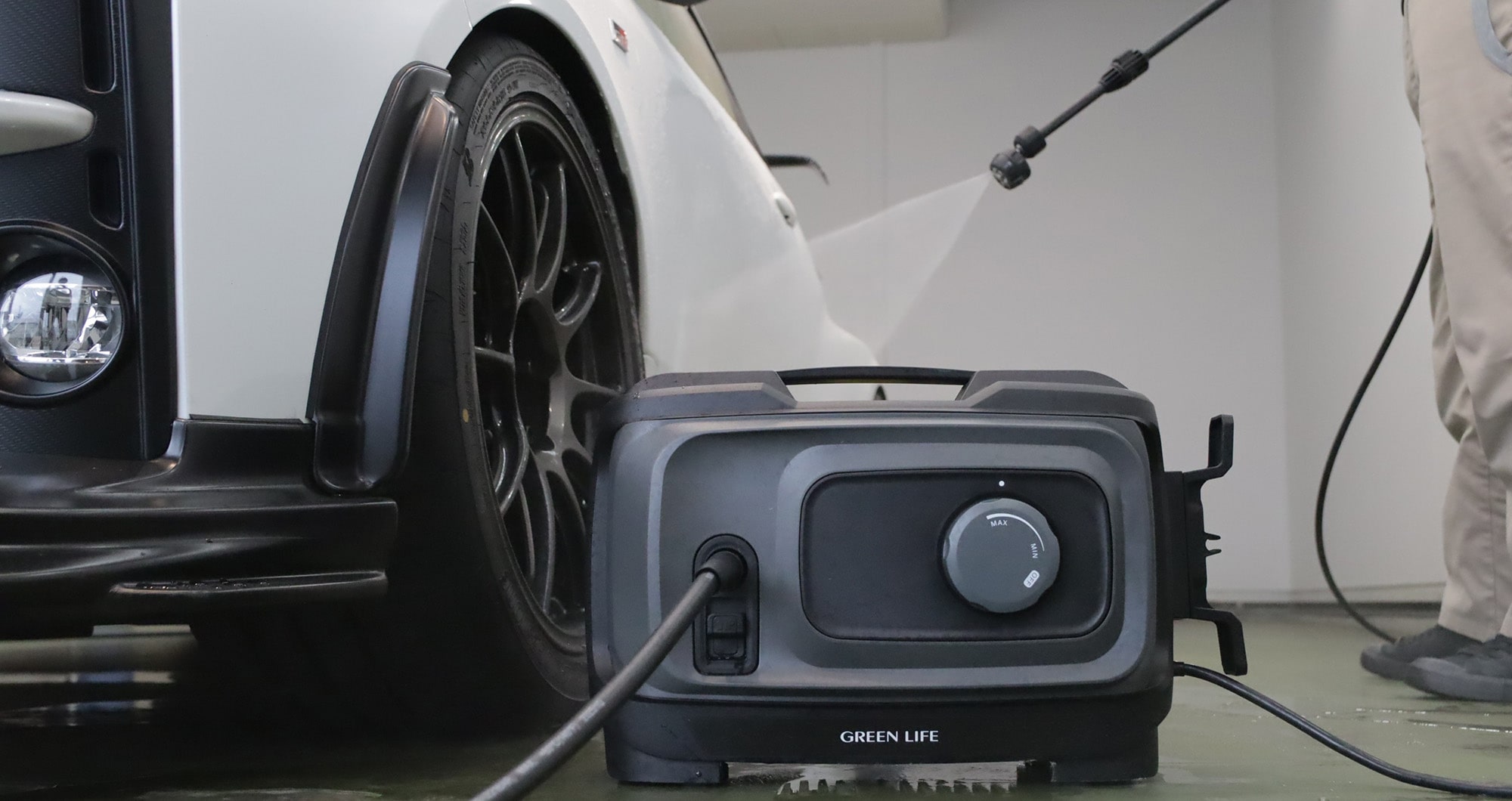 GREEN LIFE G-WASH 高圧洗浄機 G-WASH Plus 洗車用高圧洗浄機 静音